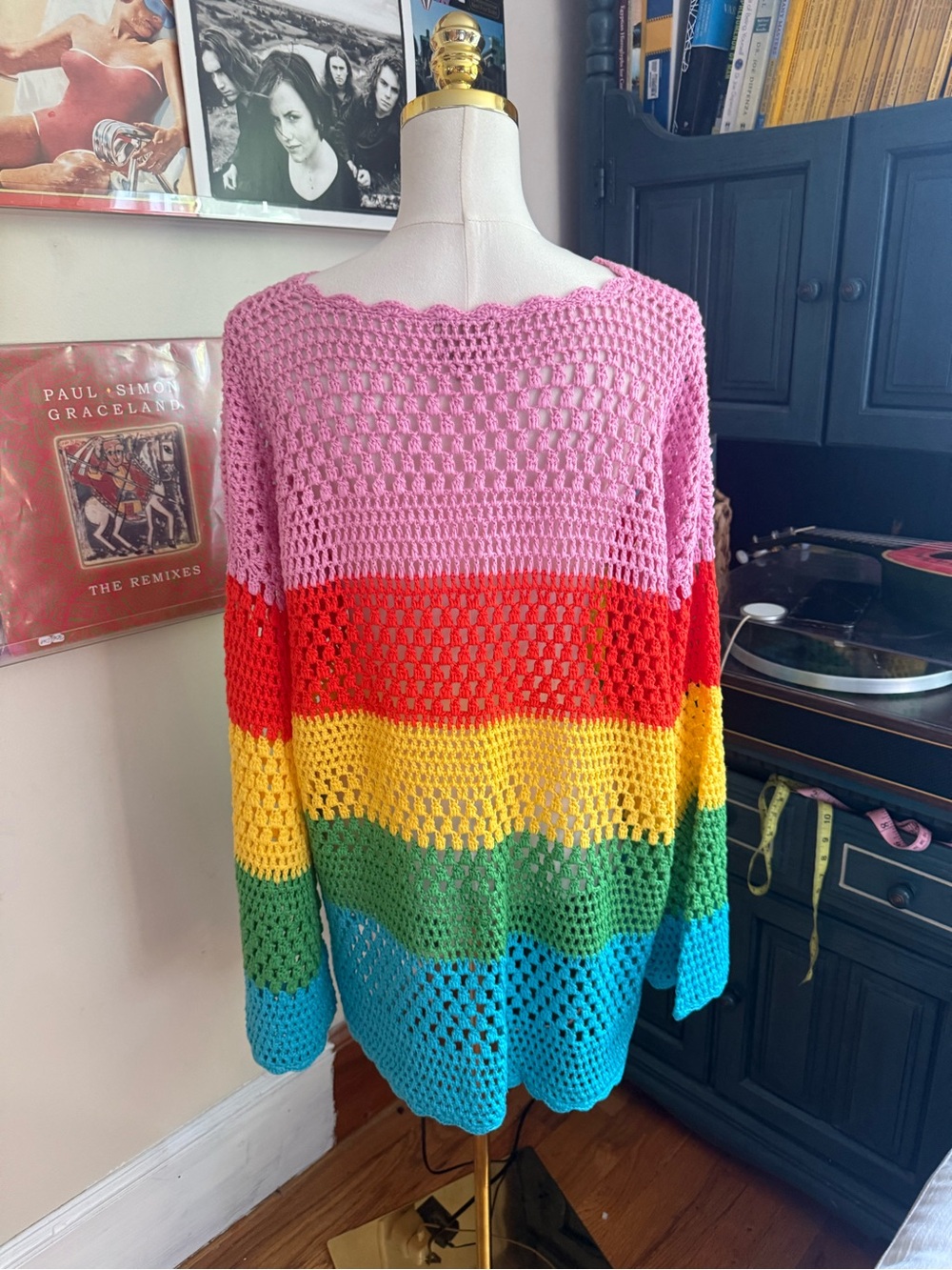Show Me Your Mumu Pink Crochet Top